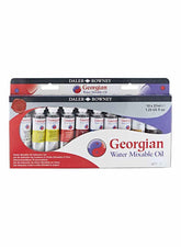 Georgian Water Mixable Oil 10 piece Assorted Colour Set - Al Masam Stationery LLC